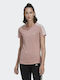 3 Stripes Γυναικείο T-shirt Wonder Mauve