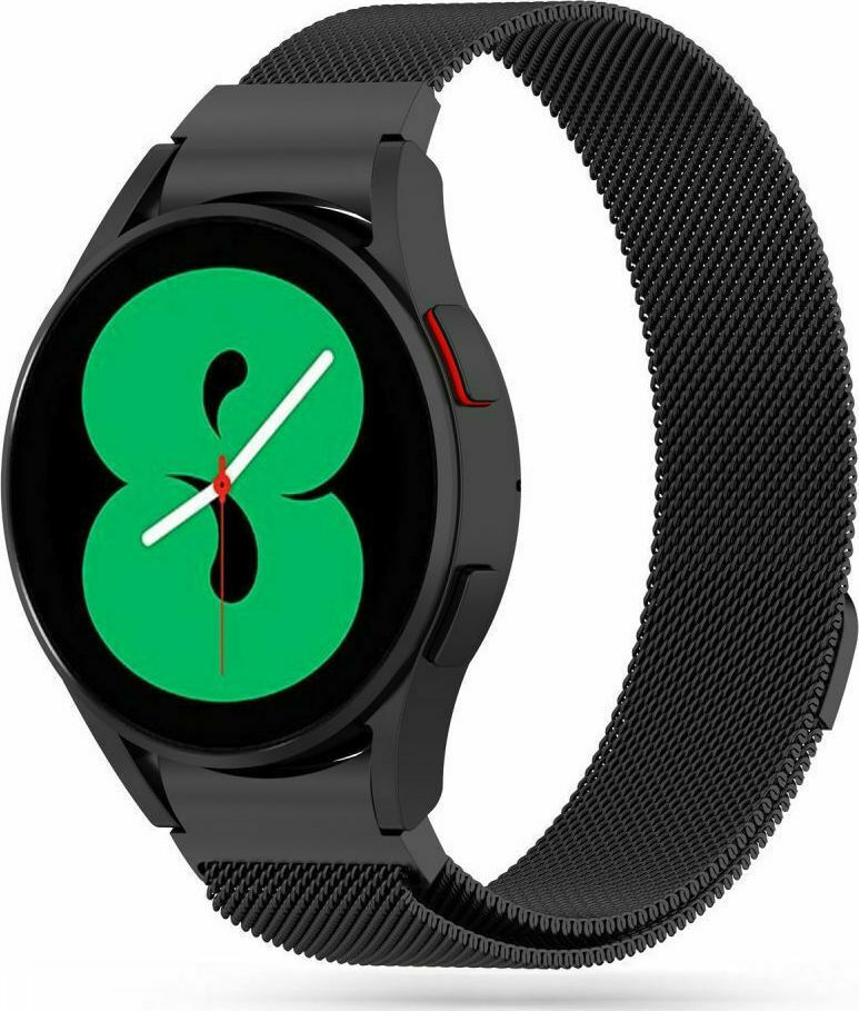 TechProtect Milaneseband ”2” Λουράκι Μεταλλικό Μαύρο (Galaxy Watch4