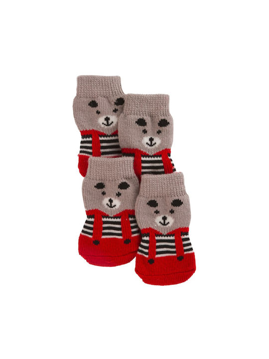 Kerbl Bruno Socks Dog M 3.5x9cm in Gray Color