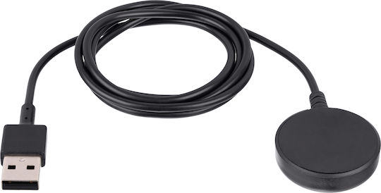 Akyga AK-SW-09 Charging Cable Μαύρο (Galaxy Watch Active)