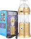 Wiederaufladbare Campinglaterne mit Taschenlampe Disco-Ball