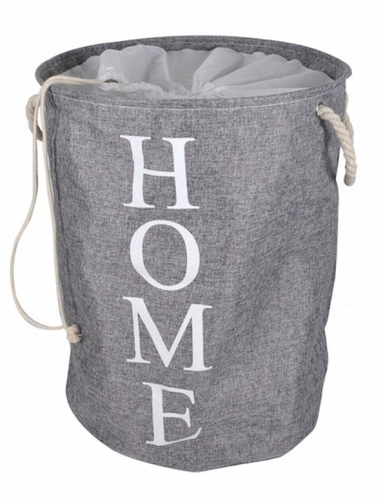 Home 1753 Wäschekorb aus Stoff Faltbar 39x39x50cm Gray