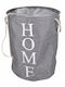 Home 1753 Collapsible Fabric Laundry Basket 39x39x50cm Gray