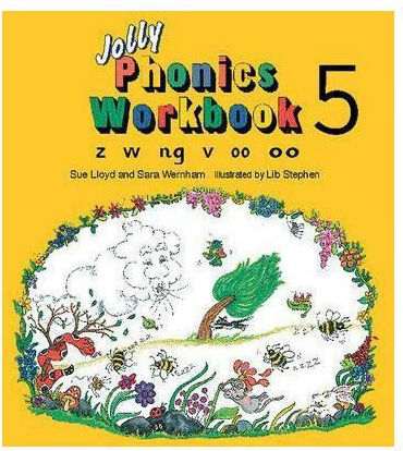 Jolly Phonics Workbook 5 : in Precursive Letters