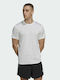 Adidas Designed 4 Running Αθλητικό Ανδρικό T-shirt Λευκό Μονόχρωμο