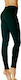 Women's isothermal leggings with internal cotton lining BLACK