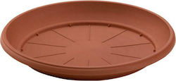 Plastona 412 Round Plate Pot Terracotta 12x12cm