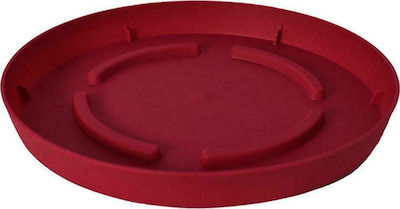 Plastona Roto 22 Rotund Platou Pot Dark Red 18.5x18.5buc