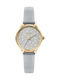 Oui & Me Bichette Women's Watch with Gray Leather Strap