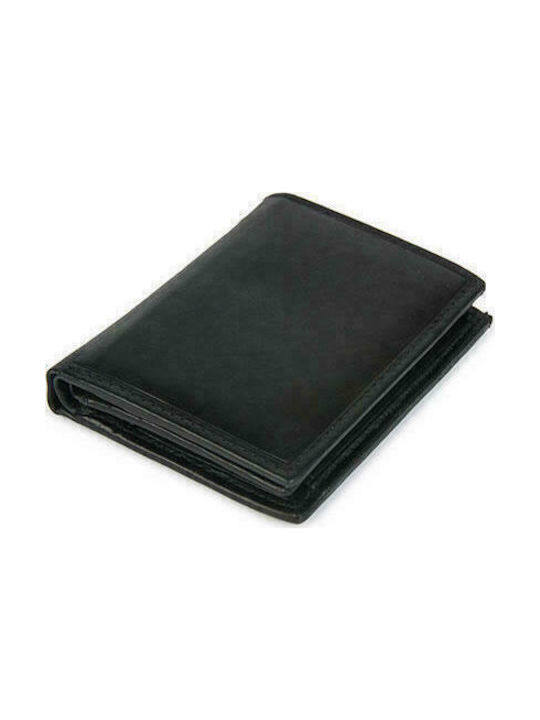 Fetiche Leather Кожен Мъжка портмоне Черно