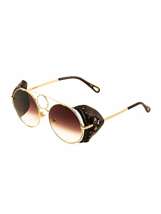 Olympus Sunglasses Odysseus Unisex Γυαλιά Ηλίου με Μεταλλικό Σκελετό Gold 01-025