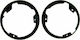 Connects2 Speaker Ring Car Front and Back Ford Galaxy / S-Max 2006-2015 2pcs