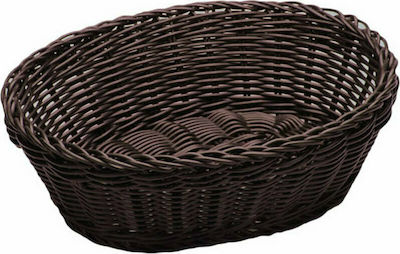 GTSA Coș de pâine pentru servit 76-2012 Oval Rattan 23x17x8cm