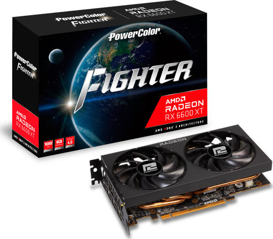 【くぉおさん専用】PowerColor Radeon RX6600XT PowerColor Radeon RX 6600 XT 8GB GDDR6 Luptător Placă Grafică AXRX