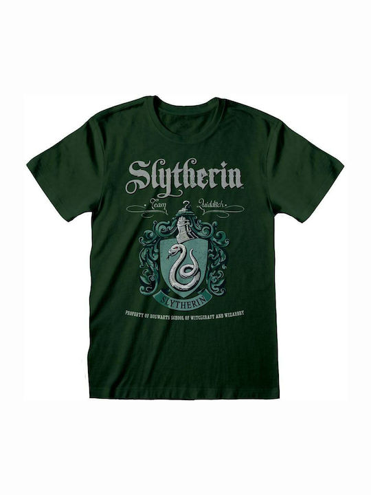 PCMerch Slytherin Green Crest T-shirt σε Πράσινο χρώμα