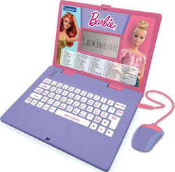 Lexibook Ηλεκτρονικό Παιδικό Εκπαιδευτικό Laptop/Tablet Barbie Δίγλωσσο