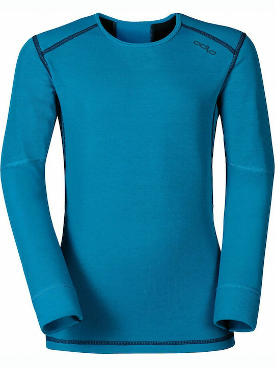 Odlo Men's Thermals Long-Sleeved Shirt Blue