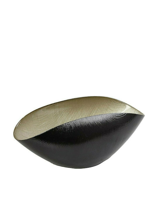 Espiel Atlas Decorative Bowl Black 28cm