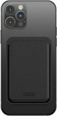 Remax RM-1693 Leather MagSafe Card Case In Black Colour