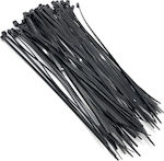 The Fixers Pack of 100pcs Black Plastic Cable Ties 300x3.6mm 100-05-108