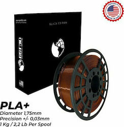 GST3D PLA+ 3D Printer Filament 1.75mm Brown 1kg