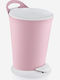Viosarp Plastic Perie pentru coșul de gunoi din baie 6lt Roz