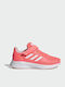 Runfalcon 2.0 K Αθλητικά Παιδικά Παπούτσια Running με Σκρατς Acid Red / Cloud White / Clear Pink
