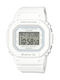 Casio Baby-G Digital Women's Watch with White Rubber Strap