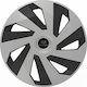 Versaco Car Hubcap Set Vector with Hyundai Emblem 14" 4pcs Silver