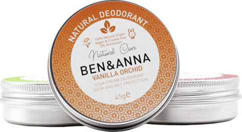Ben & Anna Vanilla Orchid Natural Soda Deodorant Natural Deodorant Cream 45gr