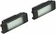 License Plate Lights Led for Citroen C4 Grand Picasso / C5 / DS4 Peugeot 208 / 308 / 508 NUMBER PLATE LIGHT PEUGEOT 208 12-/308 II 13-/508 10-/CITROEN C4 GRAND PICASSO 06-/PICASSO 06-/C5 III 08-/DS4 11- 2pcs