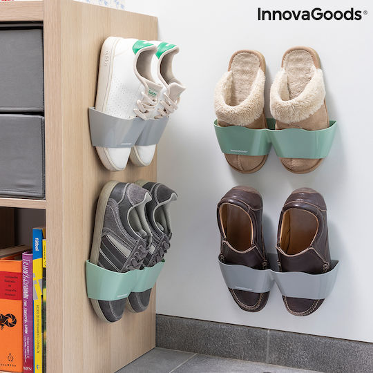 InnovaGoods Shohold Πλαστική Κρεμαστή Θήκη Αποθήκευσης για Παπούτσια 4τμχ