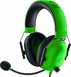 Razer BlackShark V2 X Over Ear Gaming Headset (3.5mm) Πράσινο
