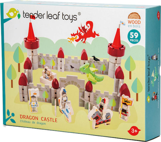Tender Leaf Toys Castle with Dragon for 3+ Years