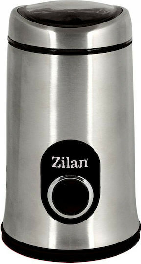 Zilan Електрически Кафемелачка 150W с капацитет за кафе на зърна 50гр Сребрист