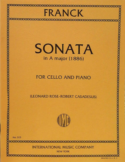 International Music Company Franck - Sonata in A Major Sheet Music for Piano