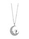 Oxzen Charm aus Silber Kitty