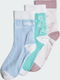adidas Athletic Kids' Long Socks Crew Multicolored 3 Pairs