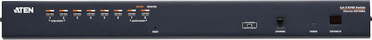 Aten 8-Port Multi-Interface (DisplayPort, HDMI, DVI, VGA) Cat 5 KVM Switch