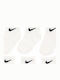 Nike Αθλητικές Παιδικές Κάλτσες Μακριές Basic Λευκές 6 Ζευγάρια