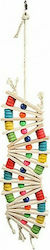 Happypet Rainbow Wave Wooden Bird Cage Game