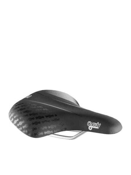 Selle Royal Candy Junior Fahrradsattel Schwarz mit Gel 230 x 172 mm