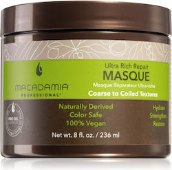 Macadamia Ultra Rich Moisture Mask Very Coarsed - Coiled 236ml Macadamia Ultra Rich Moisture Mask Very Coarsed - Coiled 236ml