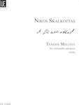 Universal Edition Skalkottas - Tender Melody Παρτιτούρα για Πιάνο / Τσέλο