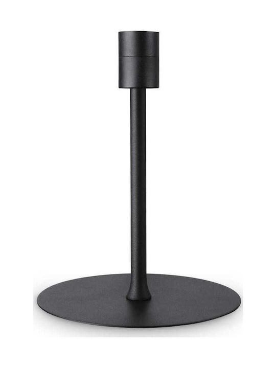 Ideal Lux MTL Small Επιτραπέζιο Διακοσμητικό Φωτιστικό με Ντουί για Λαμπτήρα E27 σε Μαύρο Χρώμα
