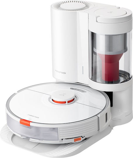 Roborock S7 + Smart Robot Vacuum / Mopping Cleaner Roboterstaubsauger zum Saugen & Wischen mit Kartierung und Wi-Fi Weiß