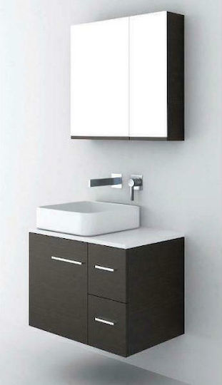 Orabella Solid Surface 70 Шкаф без Мивка Меламин Д70xШ45xВ50см 291