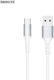Remax Cablu Braided USB 2.0 USB-C Masculin - USB-A 65W PD Alb 1m
