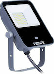 Philips Στεγανός Προβολέας IP65 Ισχύος 20W με Αισθητήρα Κίνησης και Φυσικό Λευκό Φως σε Μαύρο χρώμα 911401733362