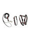 Kerbl Cat Harness Set Ham pentru pisici cu Lesă pentru pisici 3 Bucăți Negru 83785